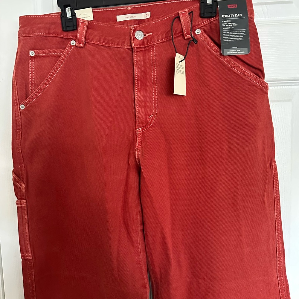 ๐ Levi's Premium Dad Utility Baggy Jeans - Picture 5 of 16